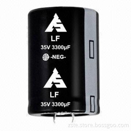 Snap-in Aluminum Electrolytic Capacitor, 35V Rated Voltage